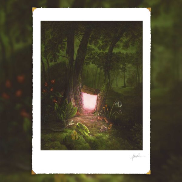 Limited Edition Fine Art Print_Title: Pythozoa Aporia_Andrea du Plessis_contemporary surrealism_landscape